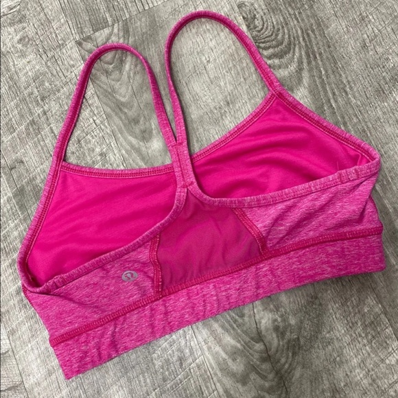 ❌SOLD❌Lululemon Flow Y Bra jeweled magenta 4 - Picture 6 of 7